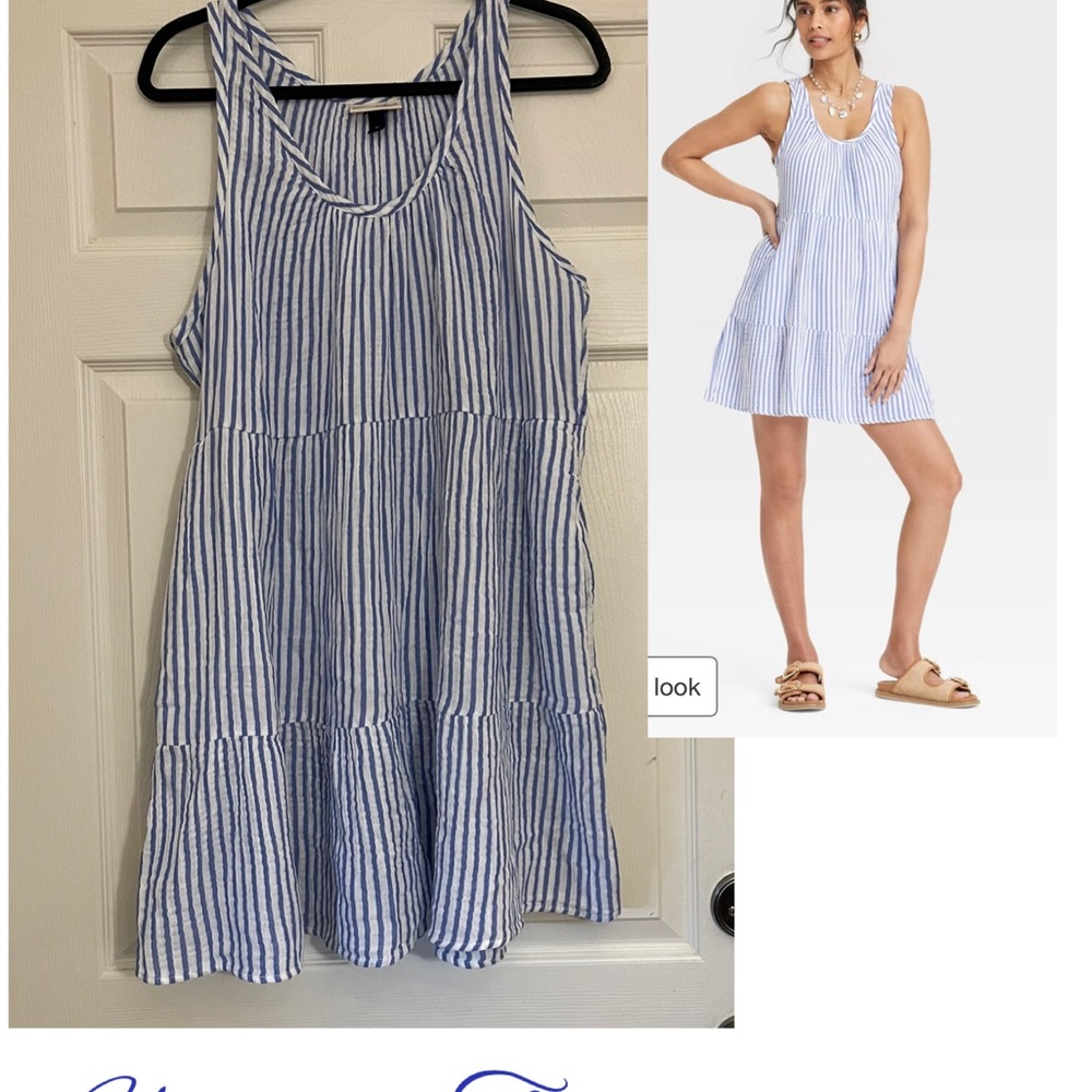 Universal Thread Striped Sleeveless Mini Dress